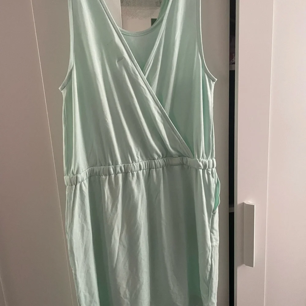 NWT Loft Lou & Grey Signature Soft Crossover Back Pocket Dress Size XL - Picture 3 of 3